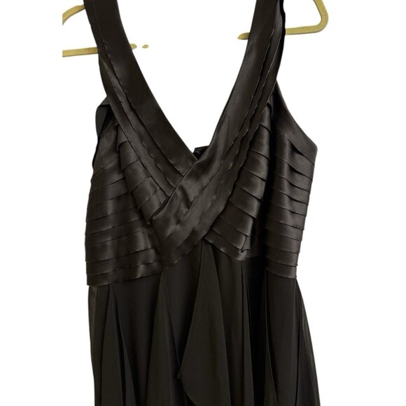 DressBarn Woman Black Cocktail Holiday Party Dress 14W NWT Flowy Fairy Lined $80 - Picture 5 of 8